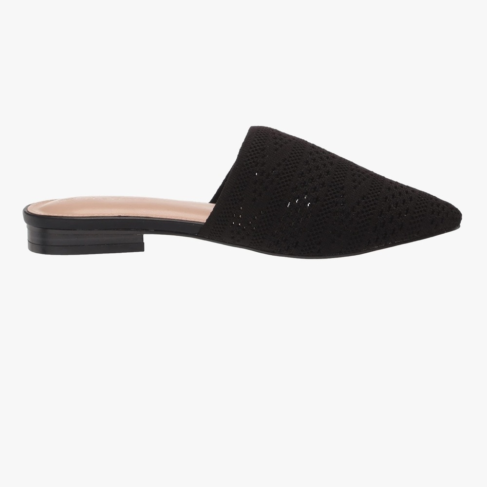 The Drop Black Women's Slip-On Mules 7.5